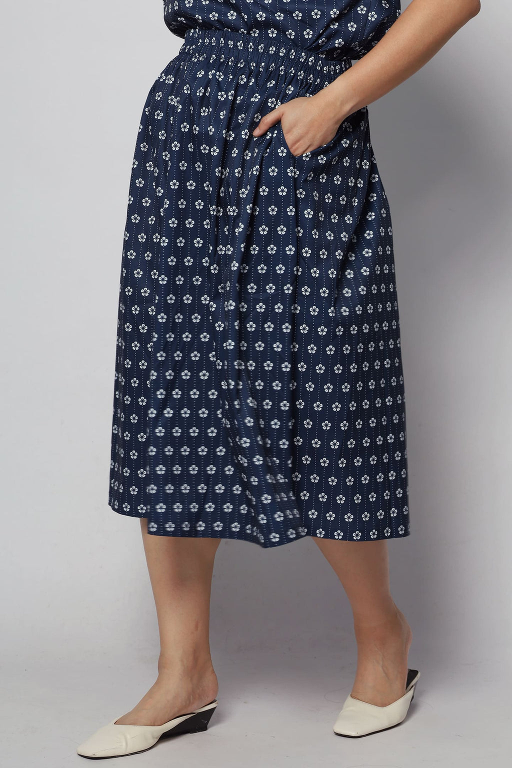 Akemi 2 in 1 Top and Culottes Set in Tiny Motiffs