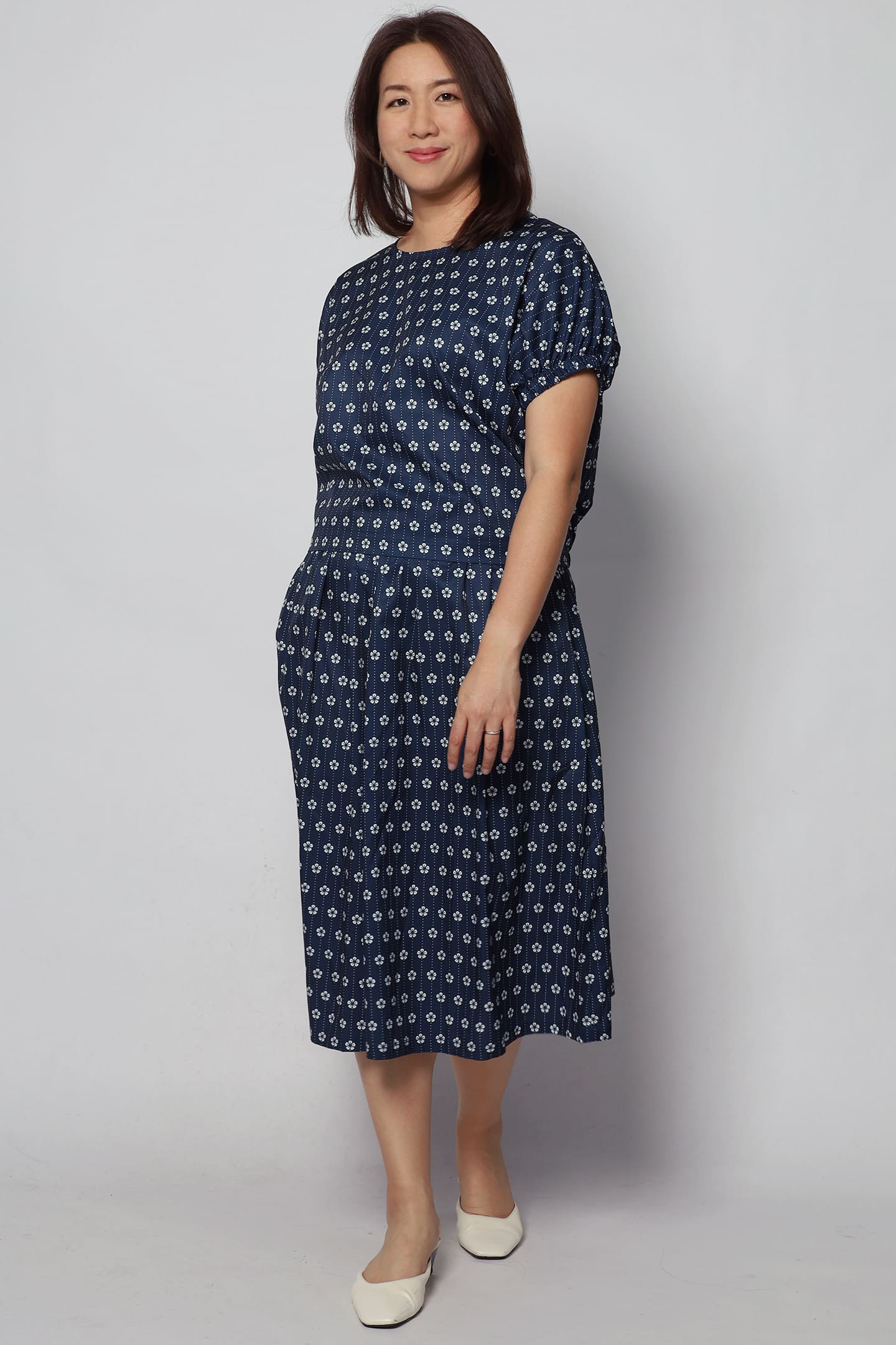 Akemi 2 in 1 Top and Culottes Set in Tiny Motiffs