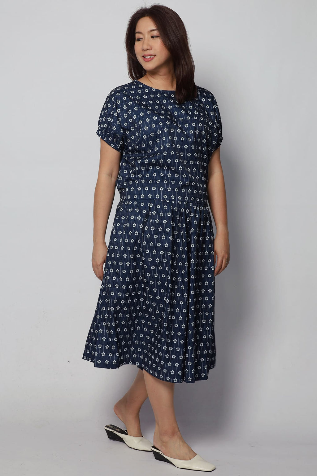 Akemi 2 in 1 Top and Culottes Set in Tiny Motiffs