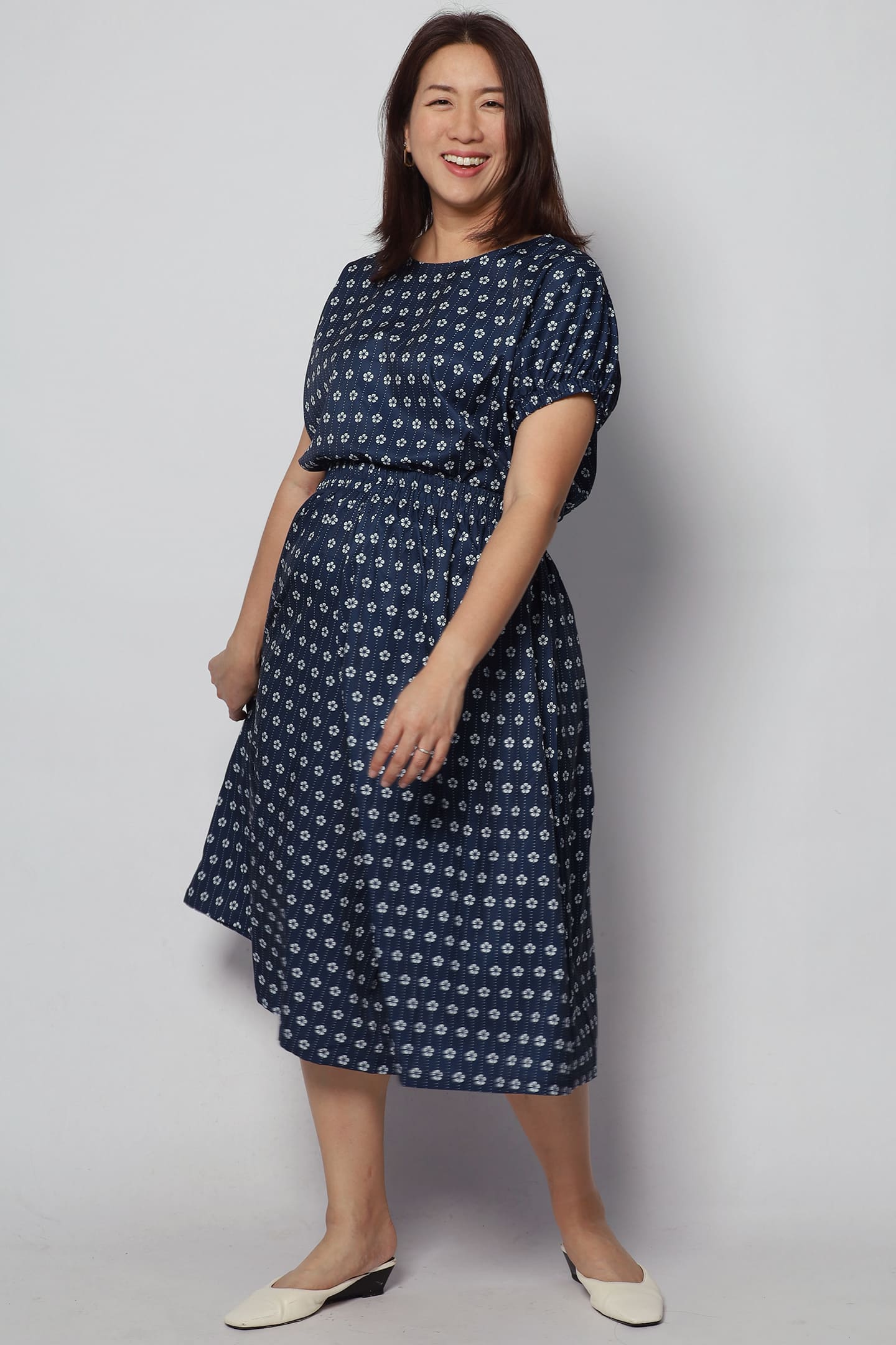 Akemi 2 in 1 Top and Culottes Set in Tiny Motiffs