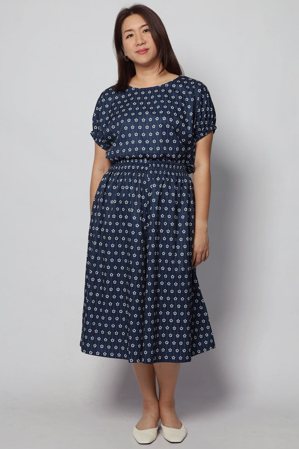 Akemi 2 in 1 Top and Culottes Set in Tiny Motiffs
