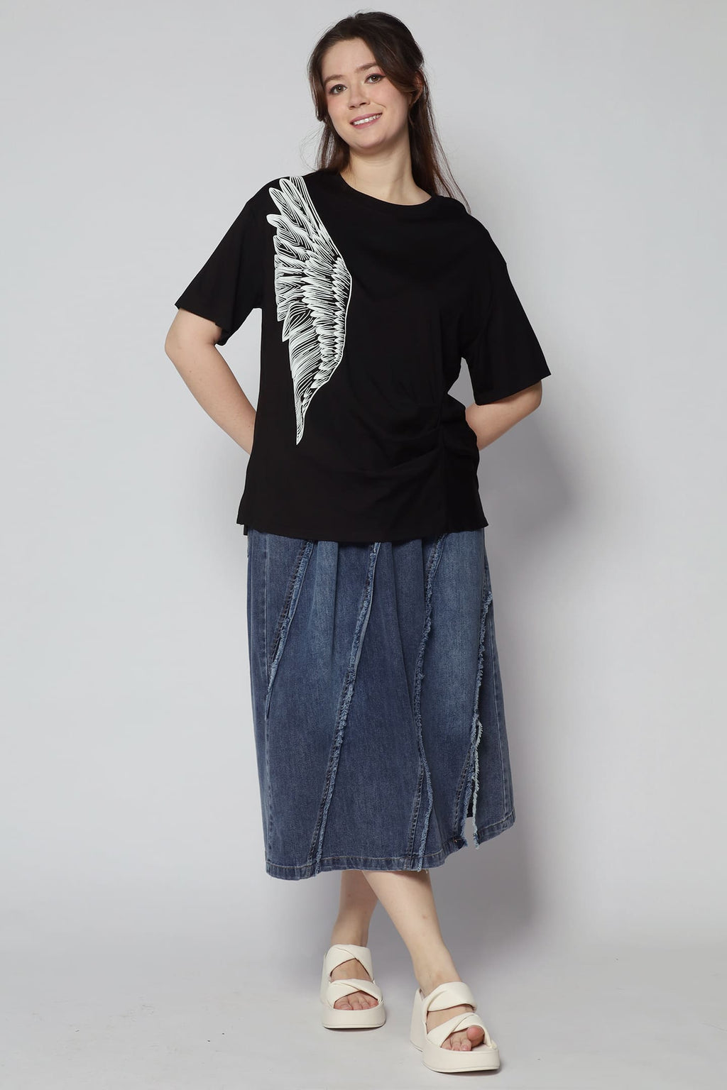 Angel Wings Printed Top