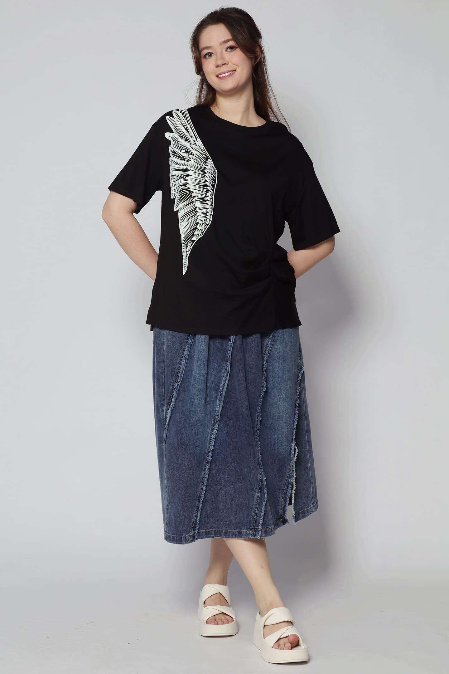 Angel Wings Printed Top