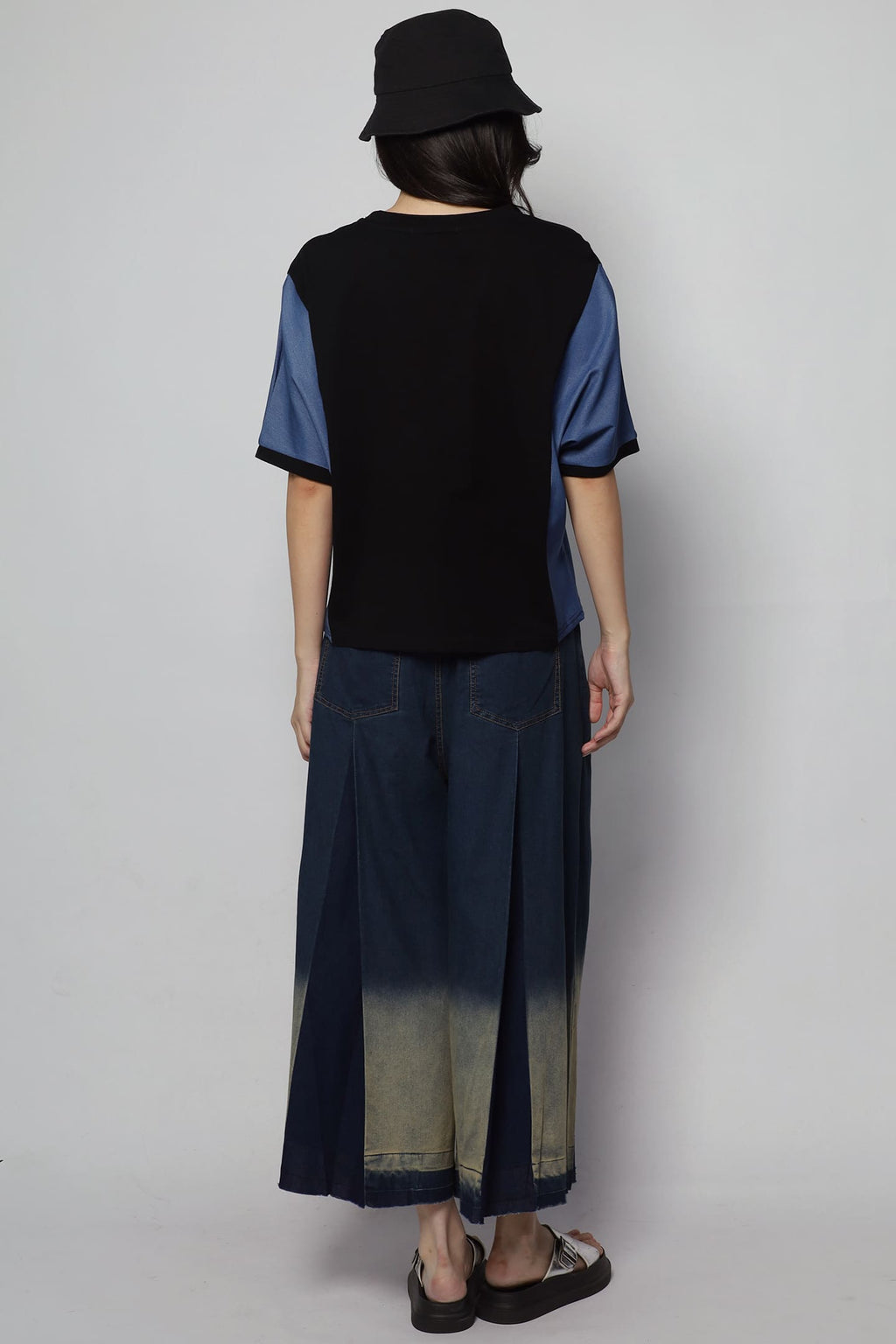 Arlene Top in Denim Black