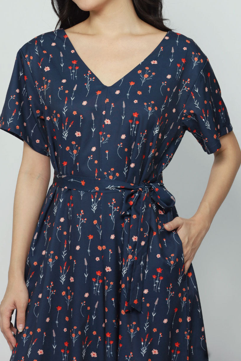 Shirokuro Jumpsuit in Meadow Muse