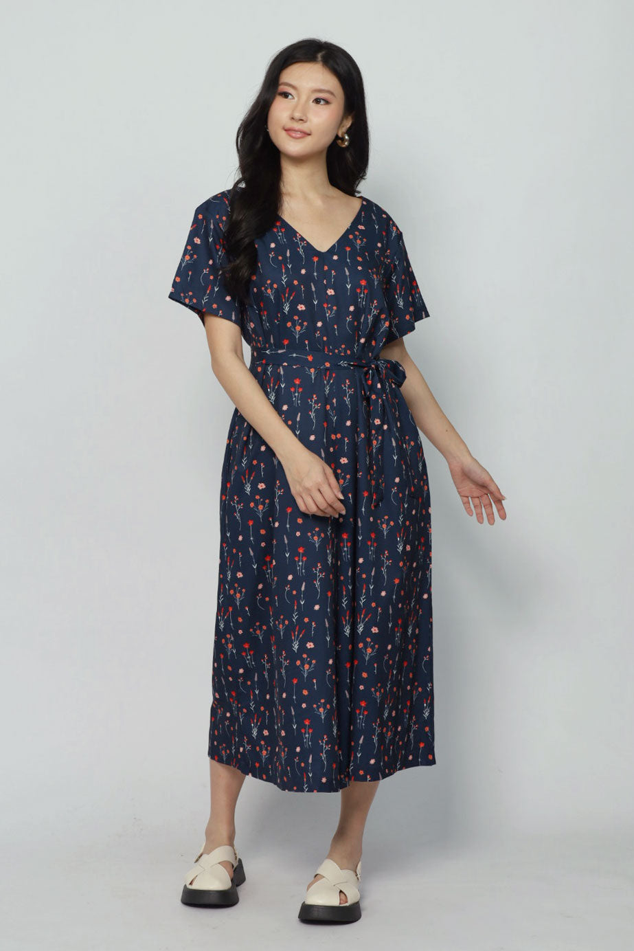 Shirokuro Jumpsuit in Meadow Muse
