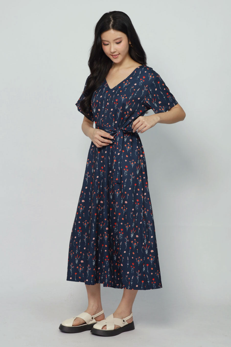 Shirokuro Jumpsuit in Meadow Muse