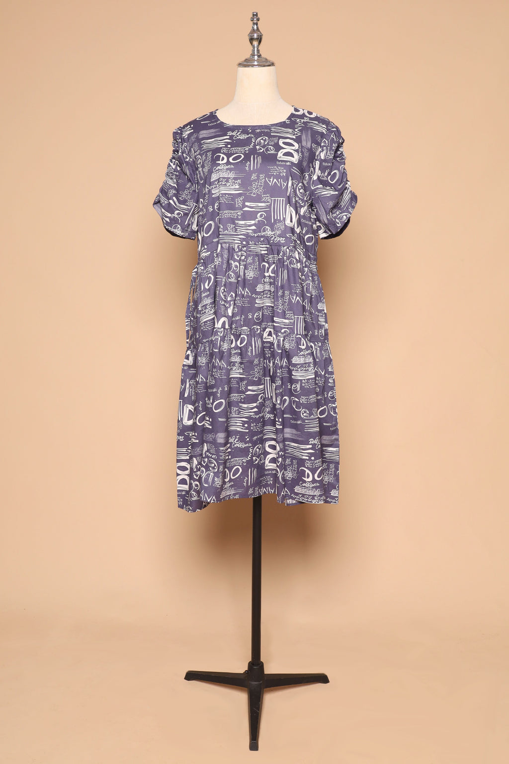 PO - Avelyn Dress in Blue Scribbles