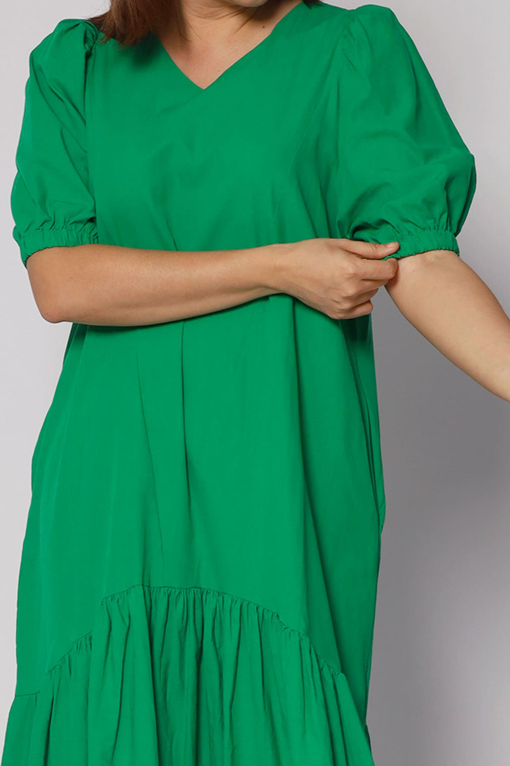Carmen Dress in Green