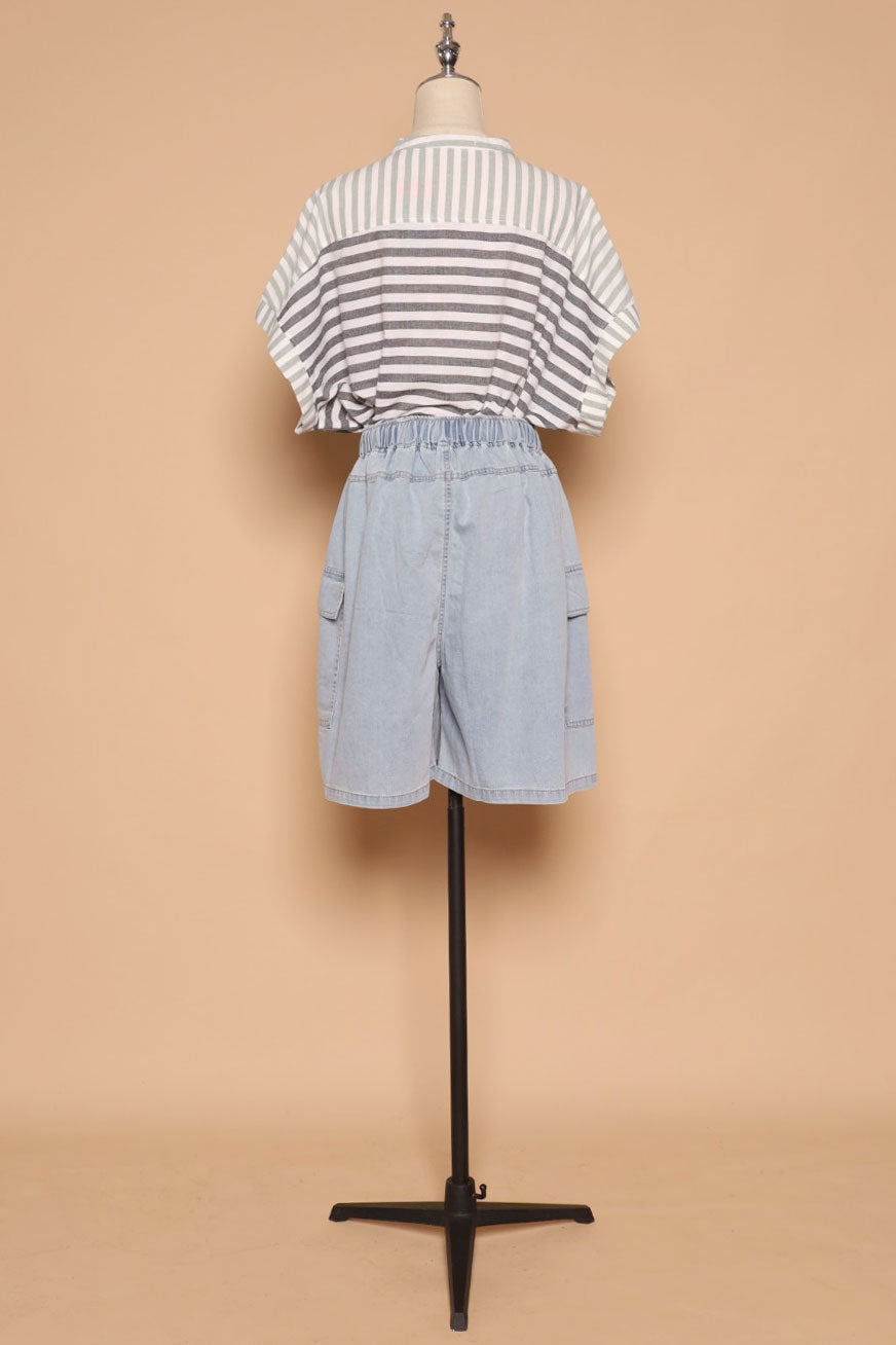 PO - Clayton Shorts in Light Denim