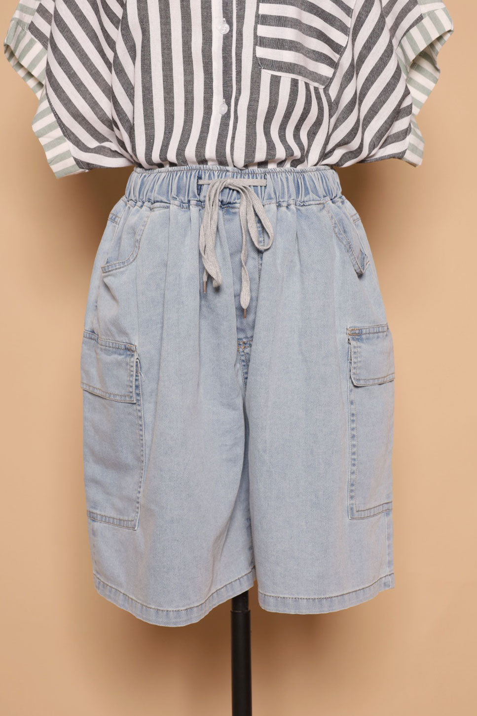 PO - Clayton Shorts in Light Denim