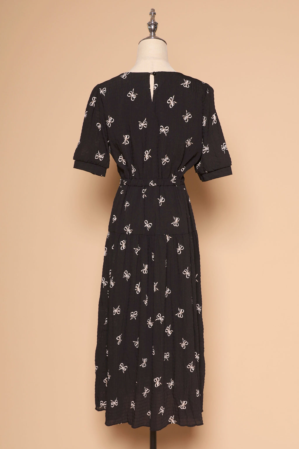 PO - Delia Ribbon Dress in Black