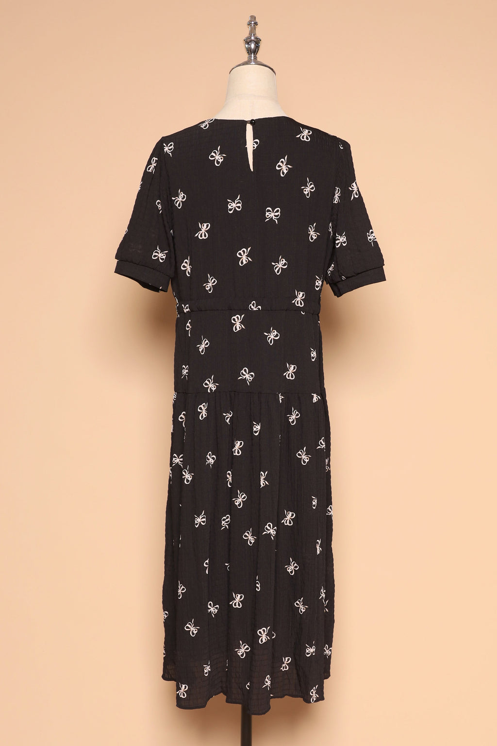 PO - Delia Ribbon Dress in Black