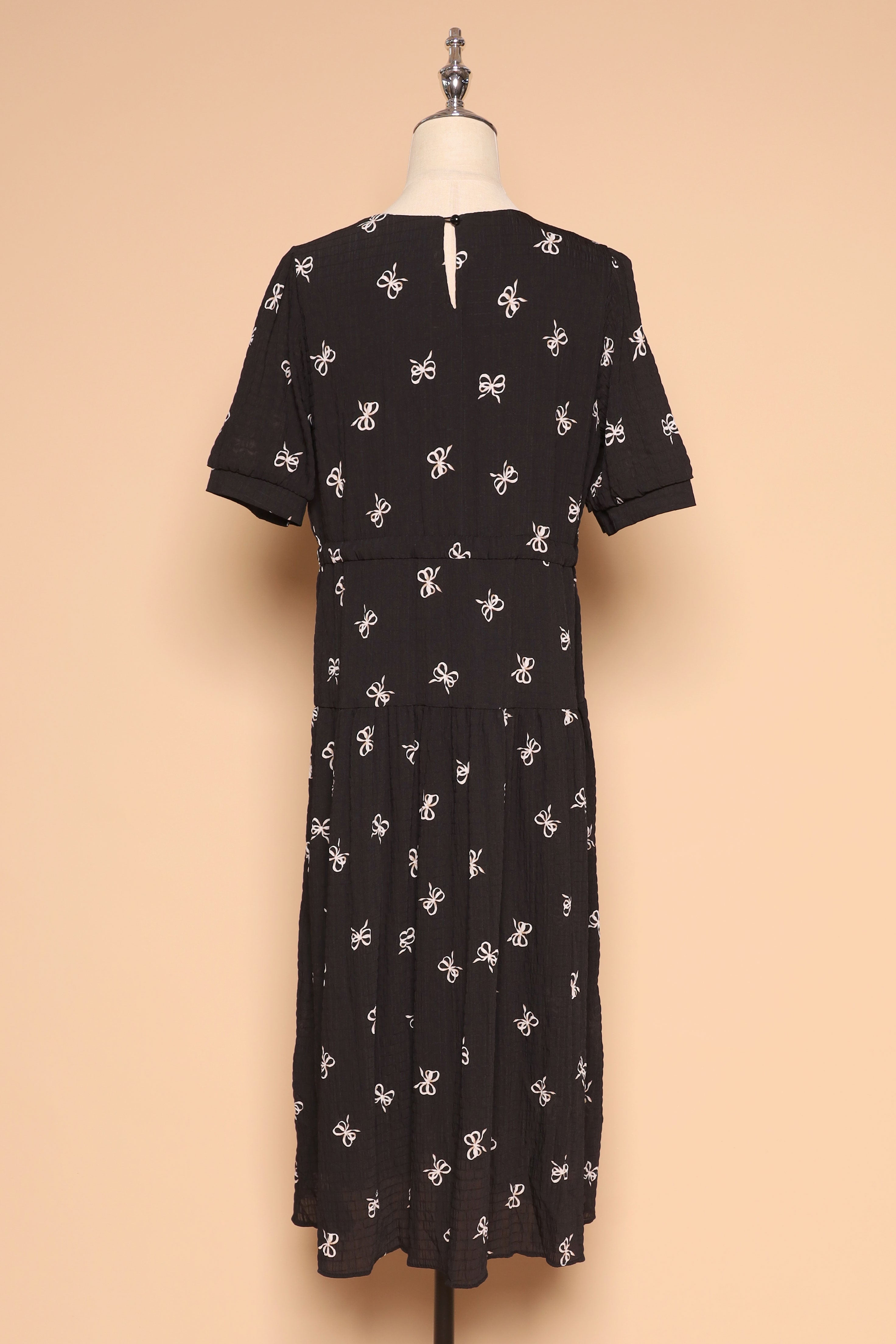 PO - Delia Ribbon Dress in Black
