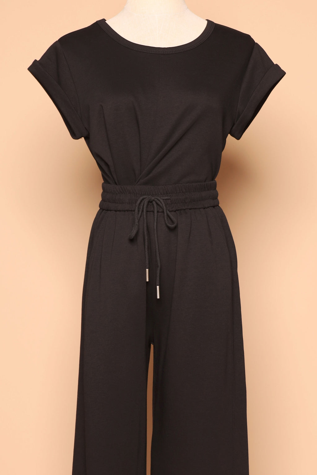 PO - Darla 2 in 1 Top and Pants Set in Black