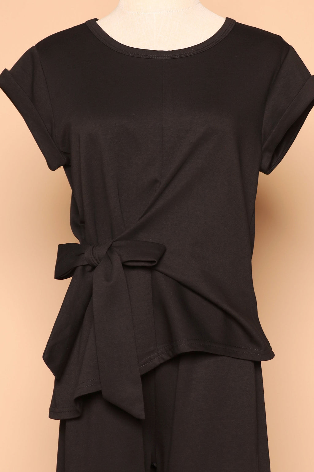 PO - Darla 2 in 1 Top and Pants Set in Black