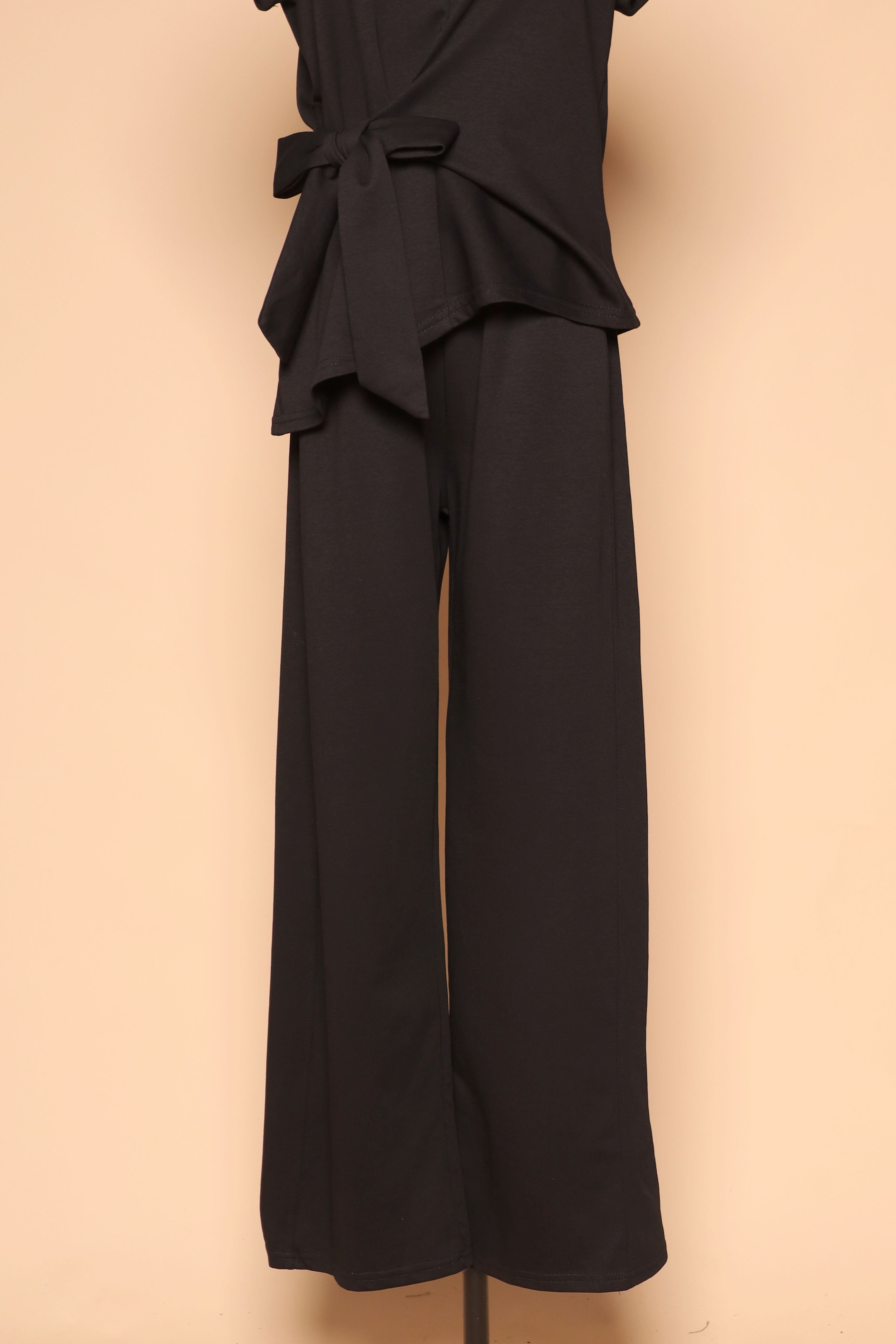 PO - Darla 2 in 1 Top and Pants Set in Black