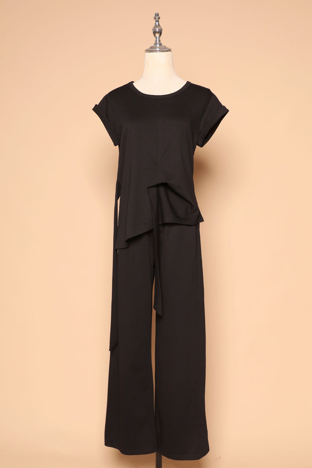 PO - Darla 2 in 1 Top and Pants Set in Black