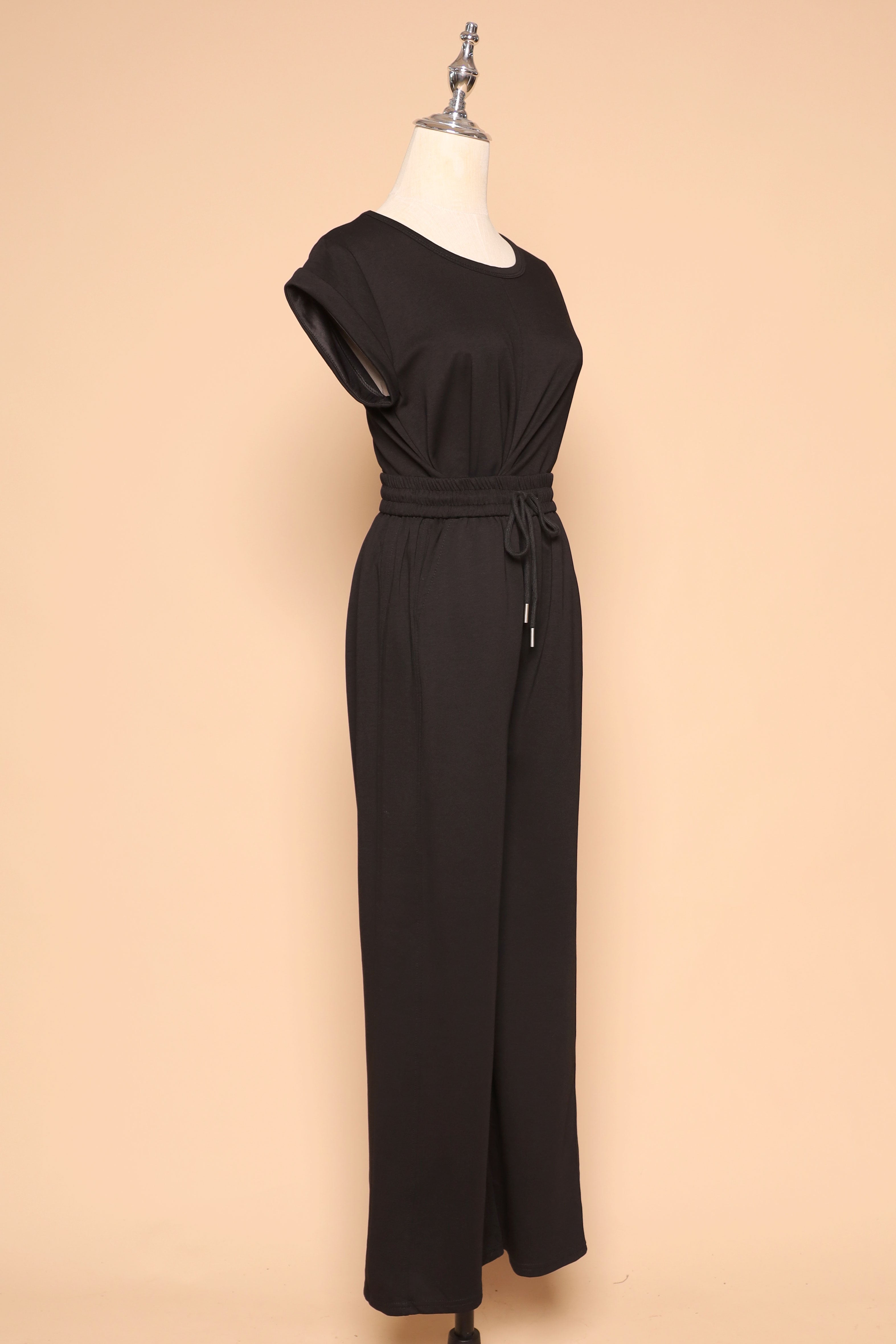 PO - Darla 2 in 1 Top and Pants Set in Black