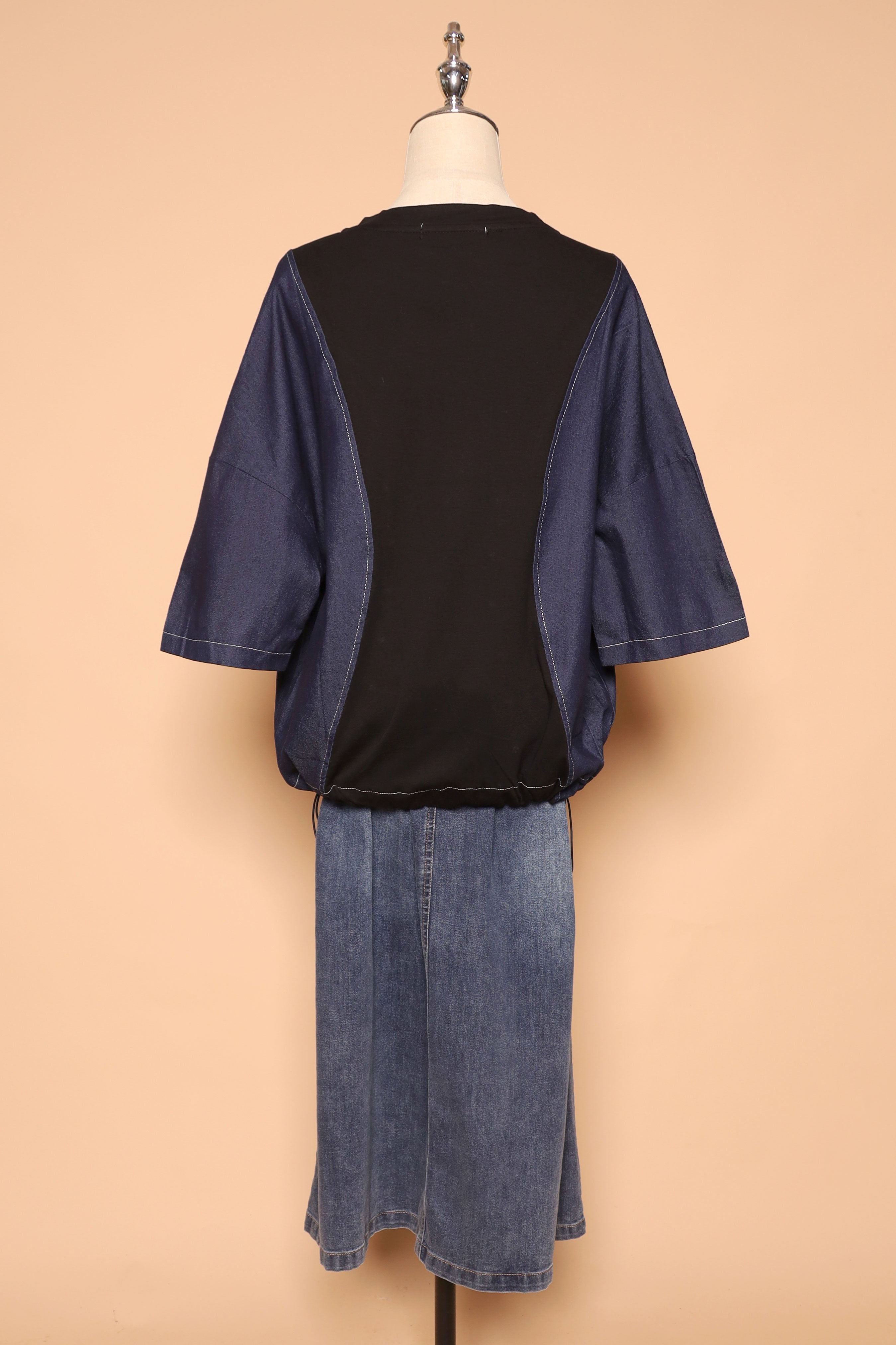 PO - Delilah Top in Denim Black