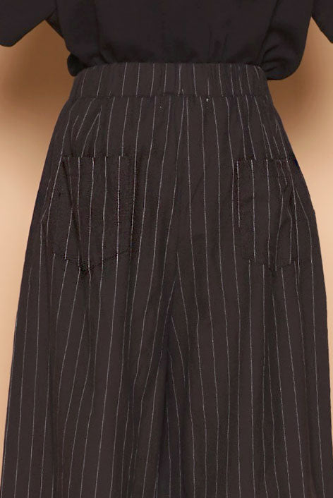 PO - Drae Stripes Frill Pants