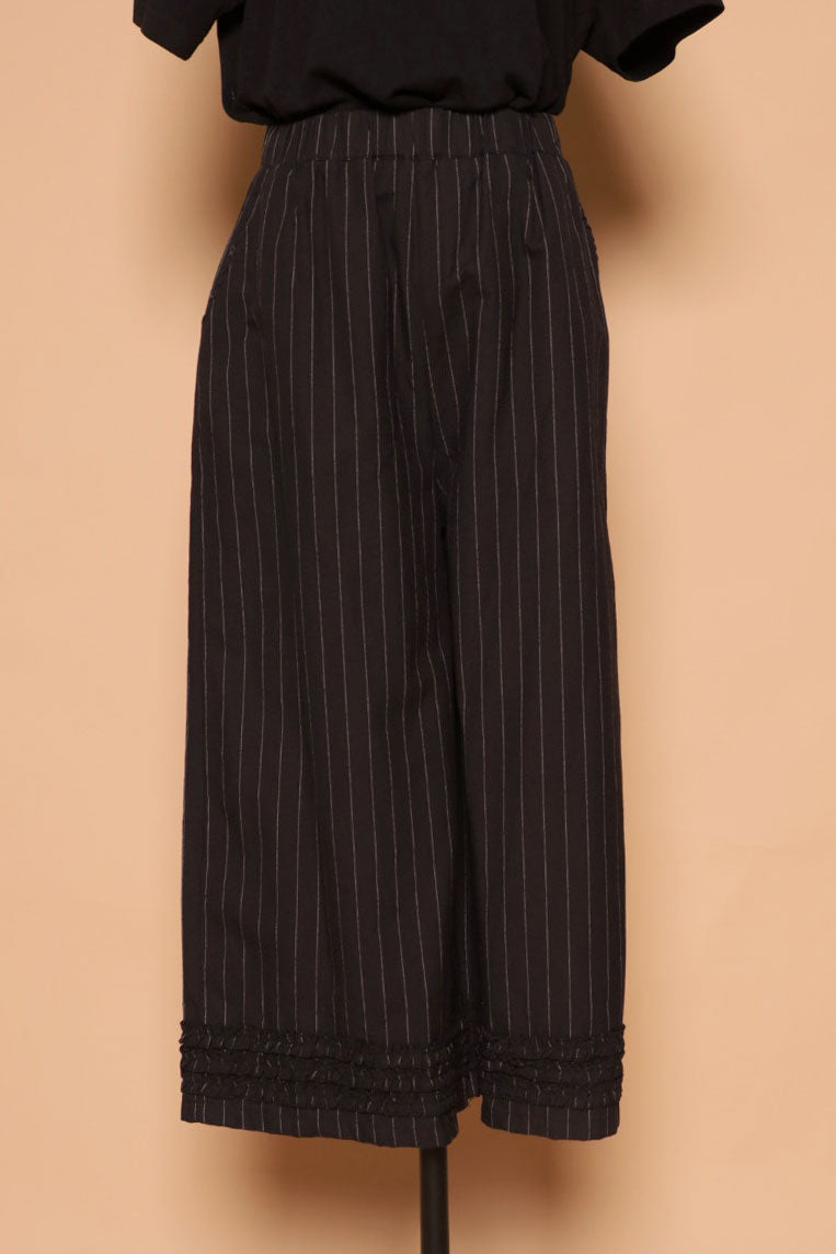 PO - Drae Stripes Frill Pants