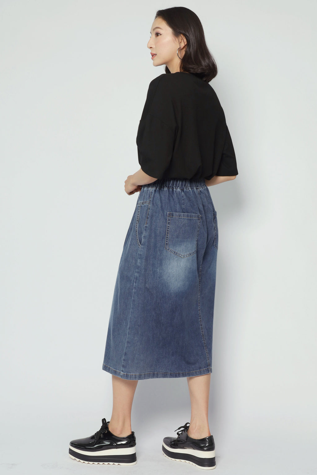 Eva Skirt in Blue Denim
