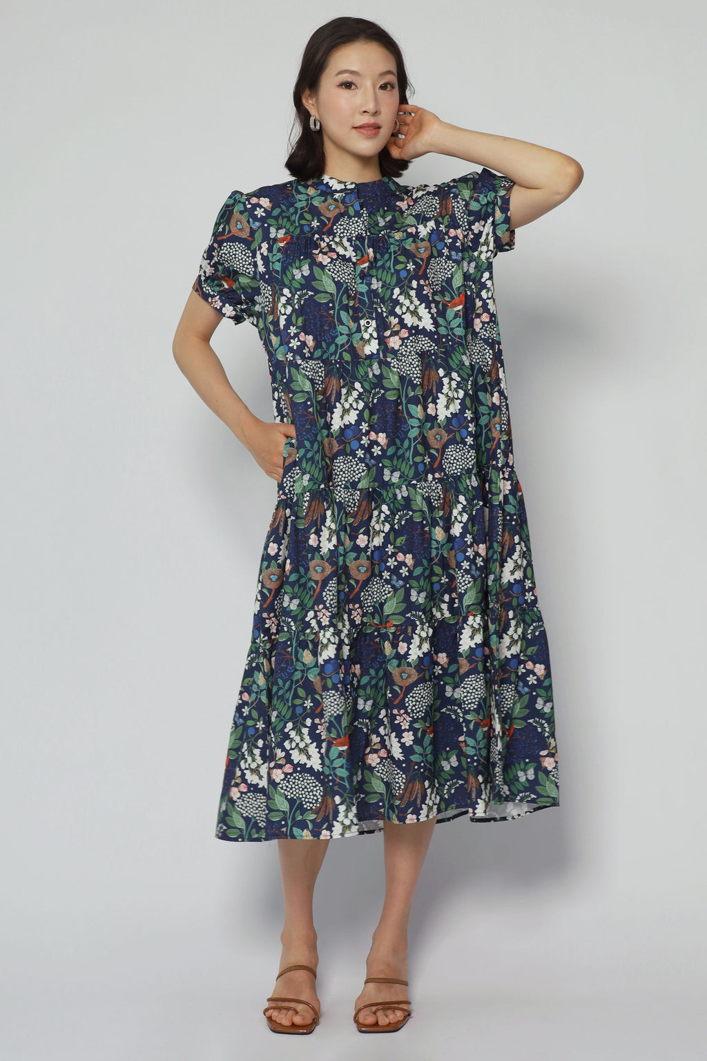 Fifi Dress in Feather Bloom