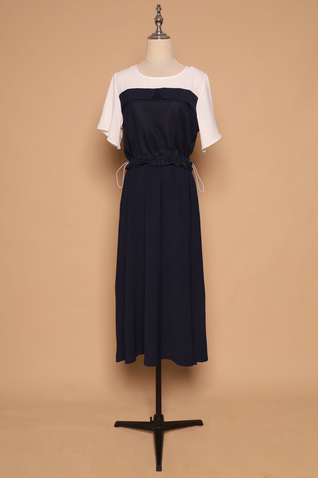 PO - Flicka Netted Dress in Navy