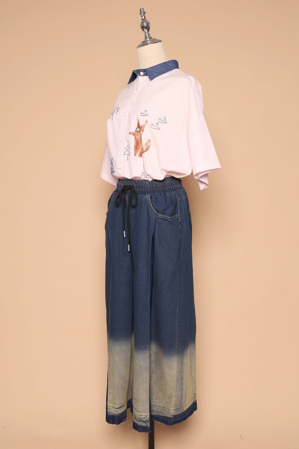 PO - Fuzzy Howl Shirt in Pink