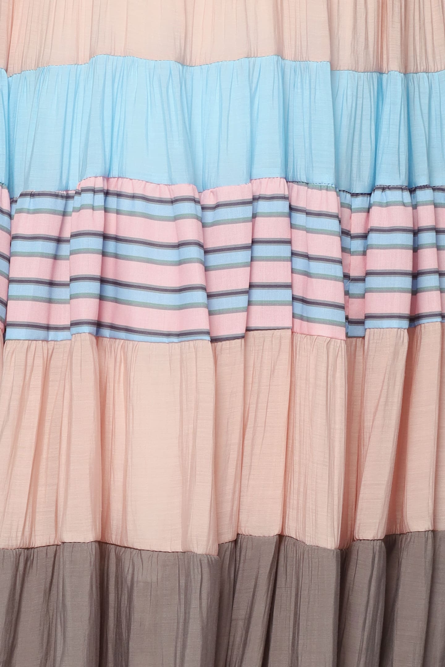 Gabbie Colourblock Skirt in Blue