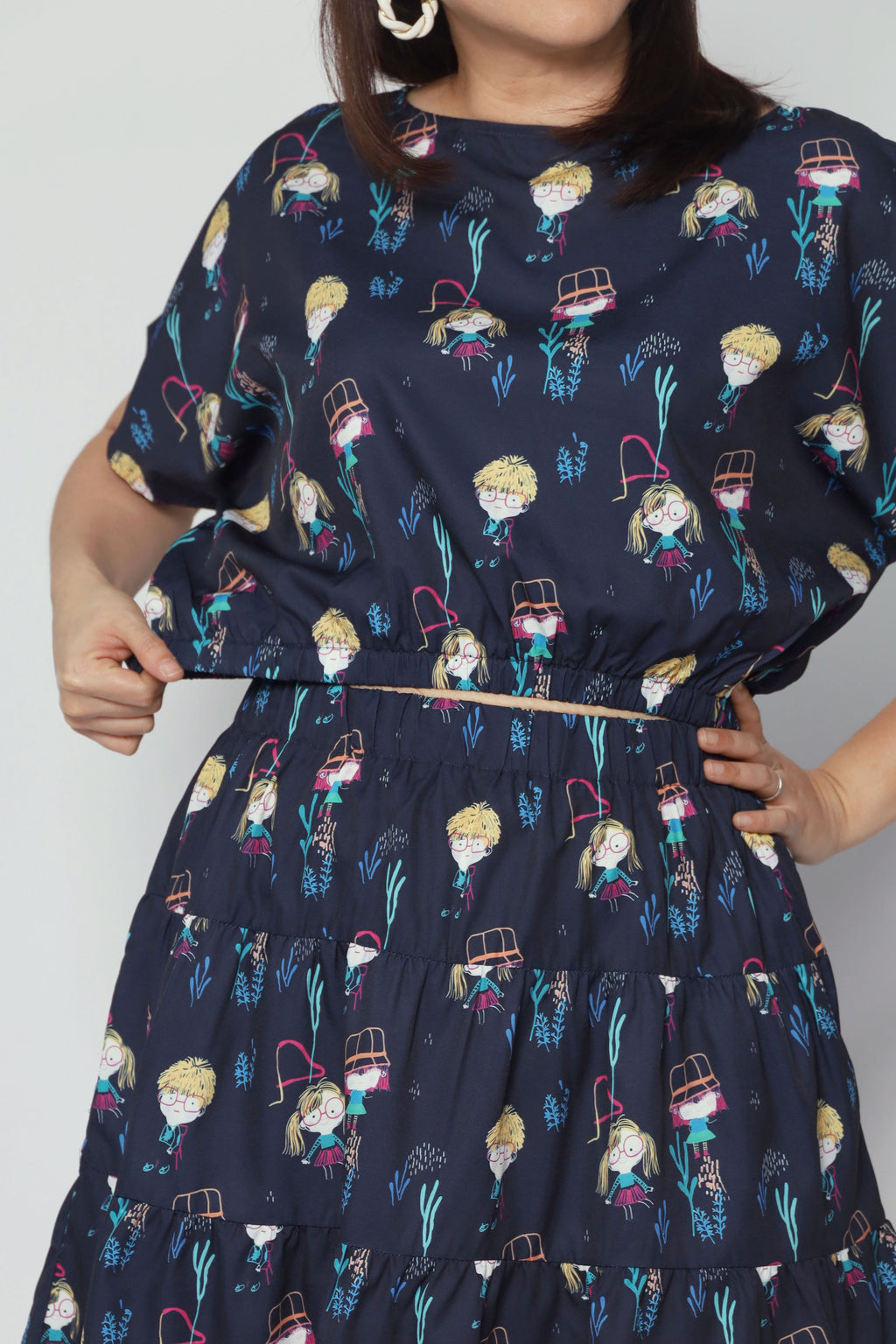 Gem 2 in 1 Little Cuties Top and Skirt Set