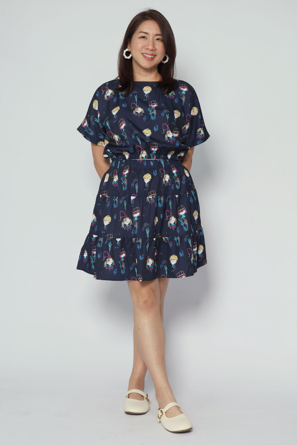 Gem 2 in 1 Little Cuties Top and Skirt Set