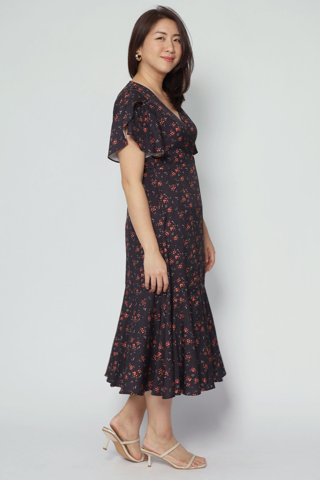 Ginnie Dress in Gardenia Grace