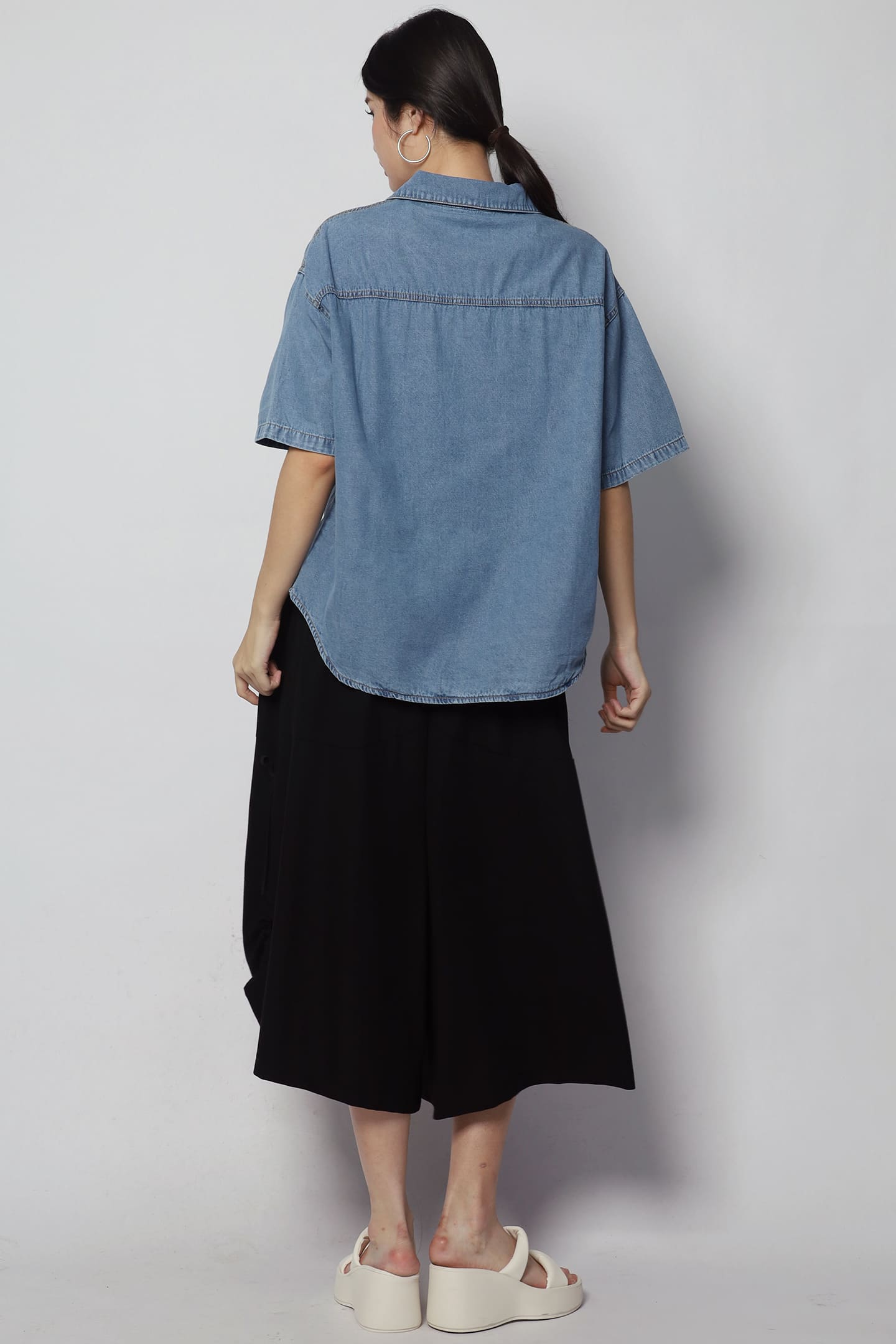 Hailey Denim Top