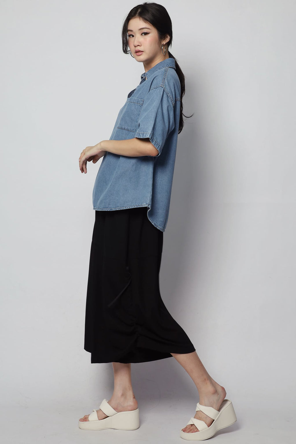 Hailey Denim Top