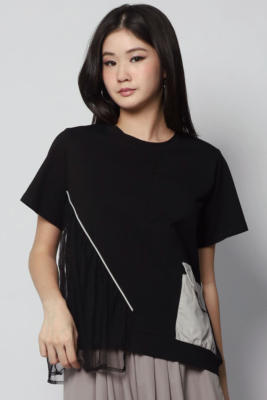 Handie Pocket Top in Black