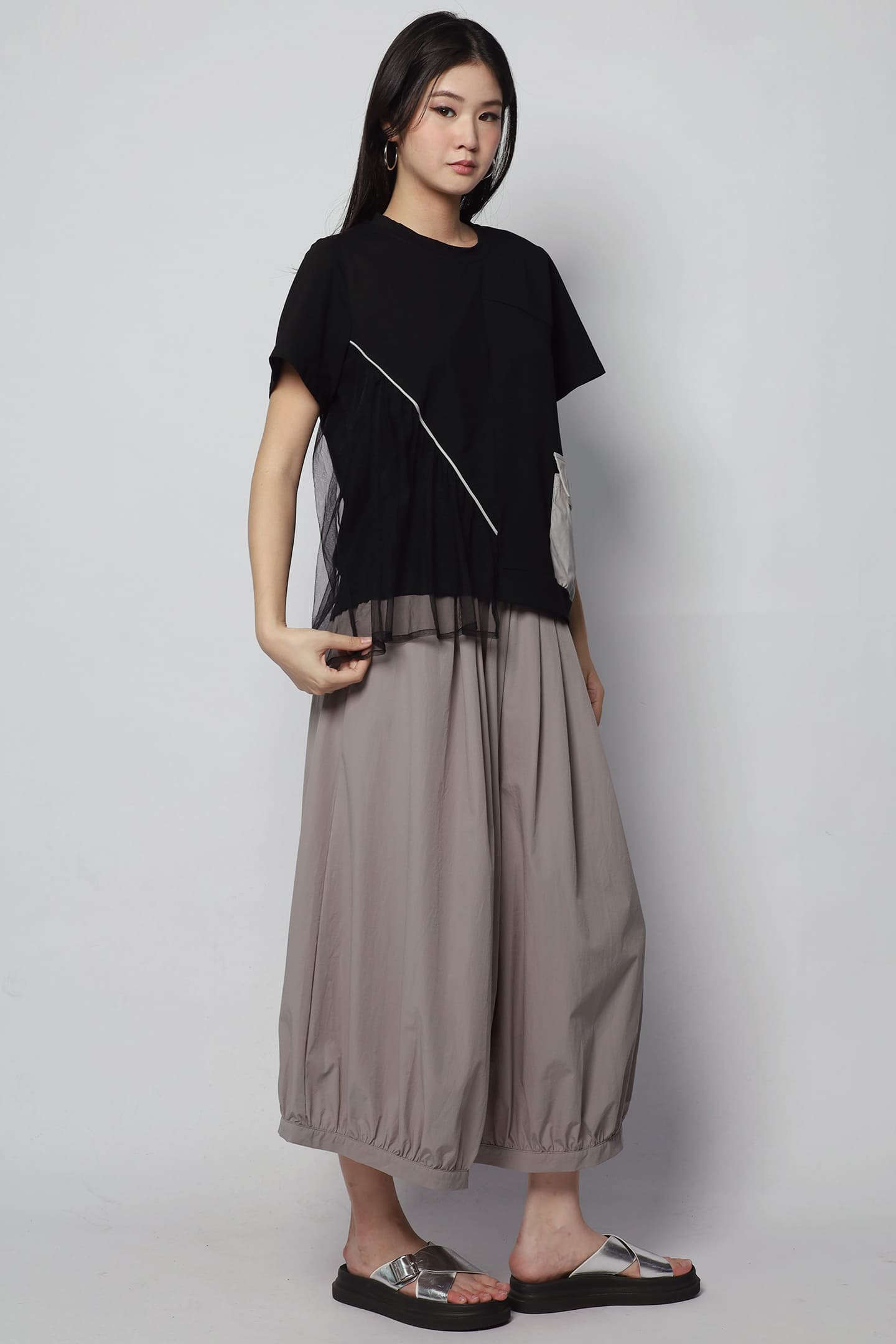 Handie Pocket Top in Black