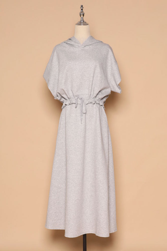 PO - Hanny 2 in 1 Top and Skirt Set in Grey
