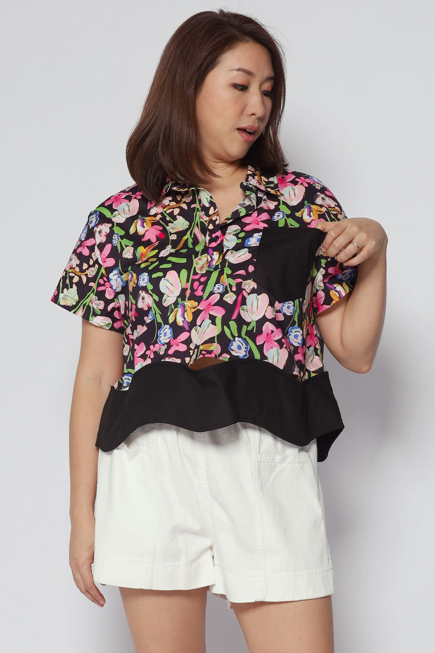 Harnie Top in Fresh Floral