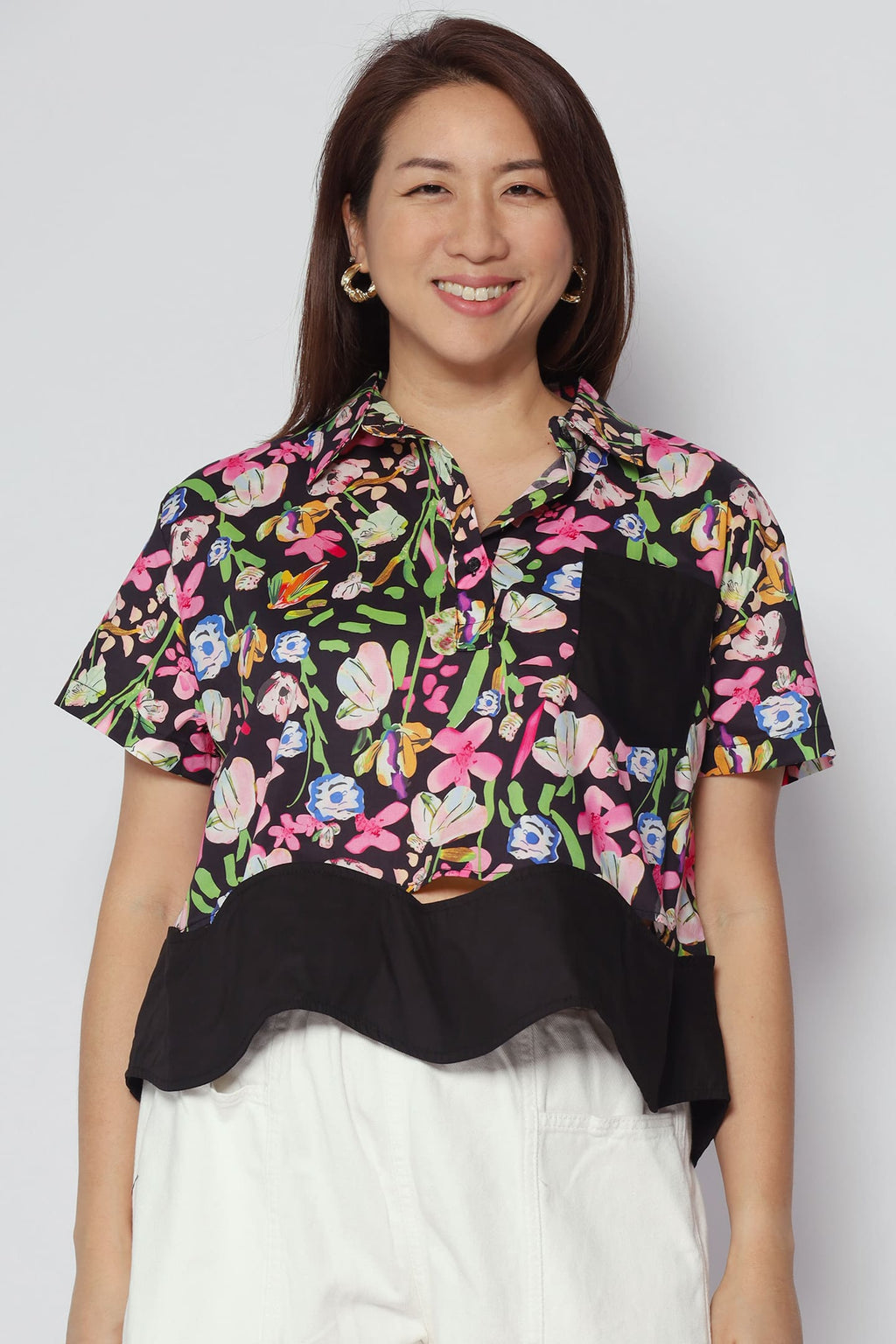 Harnie Top in Fresh Floral