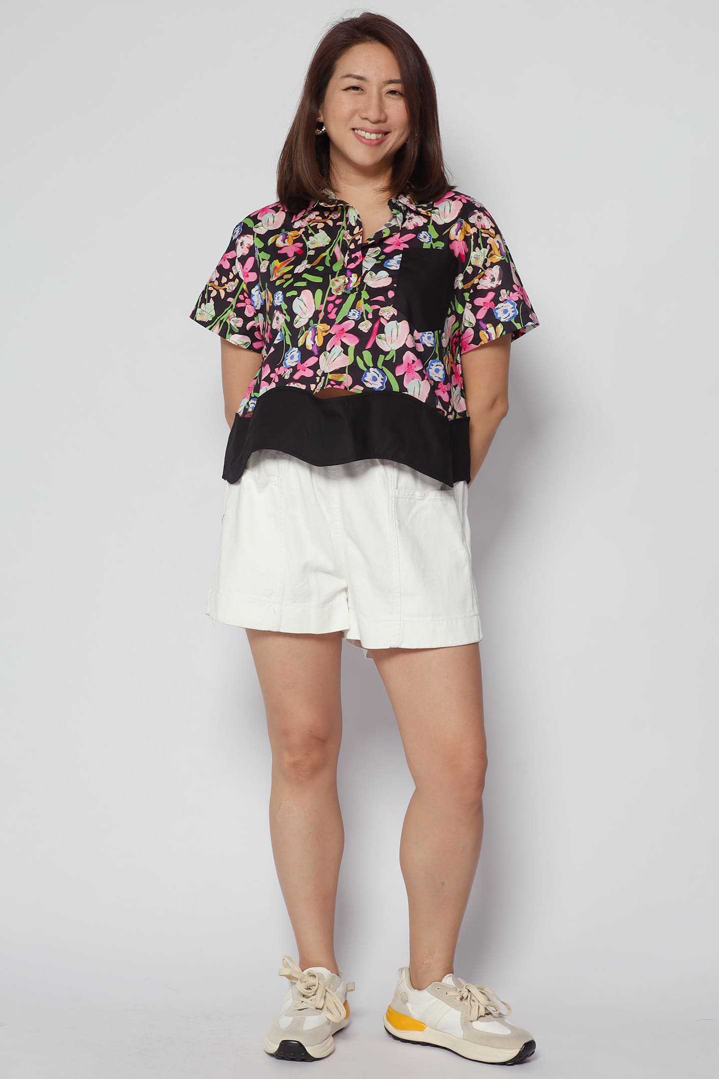Harnie Top in Fresh Floral