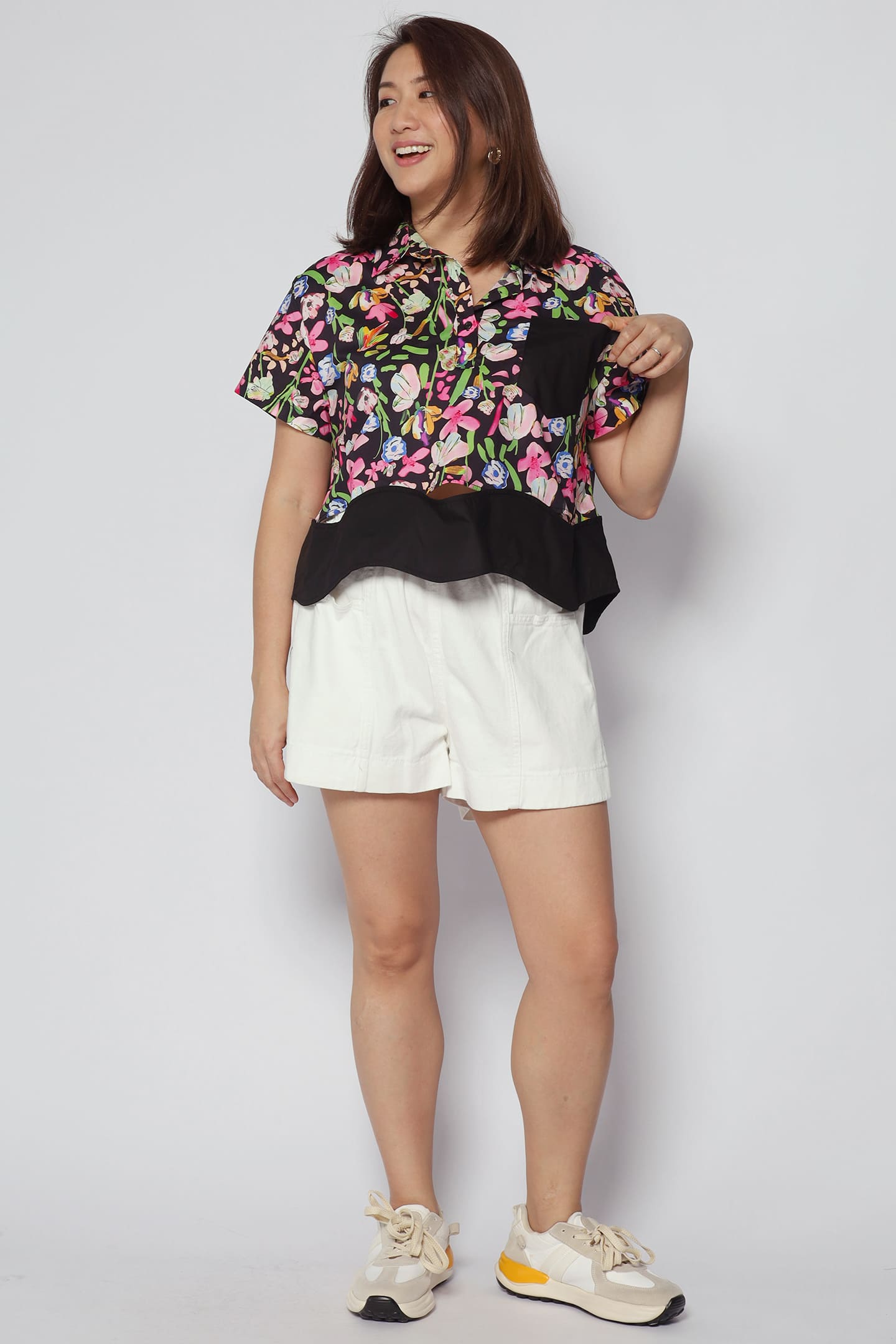 Harnie Top in Fresh Floral