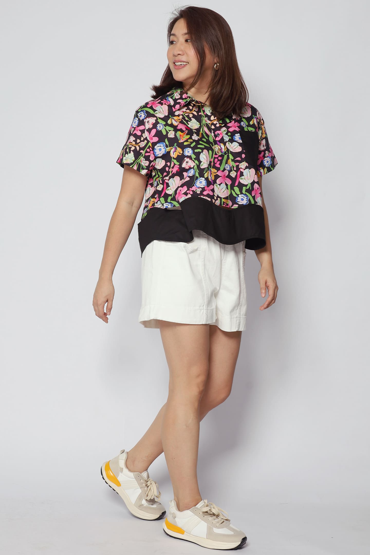 Harnie Top in Fresh Floral