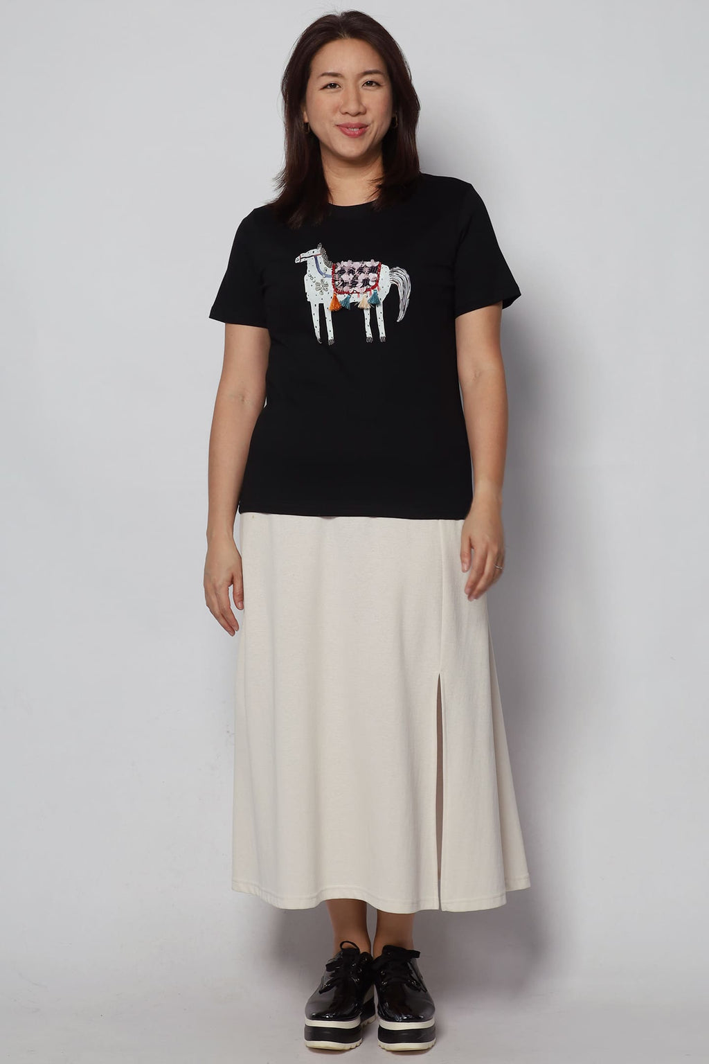 Horsey Embellished Tassle Top