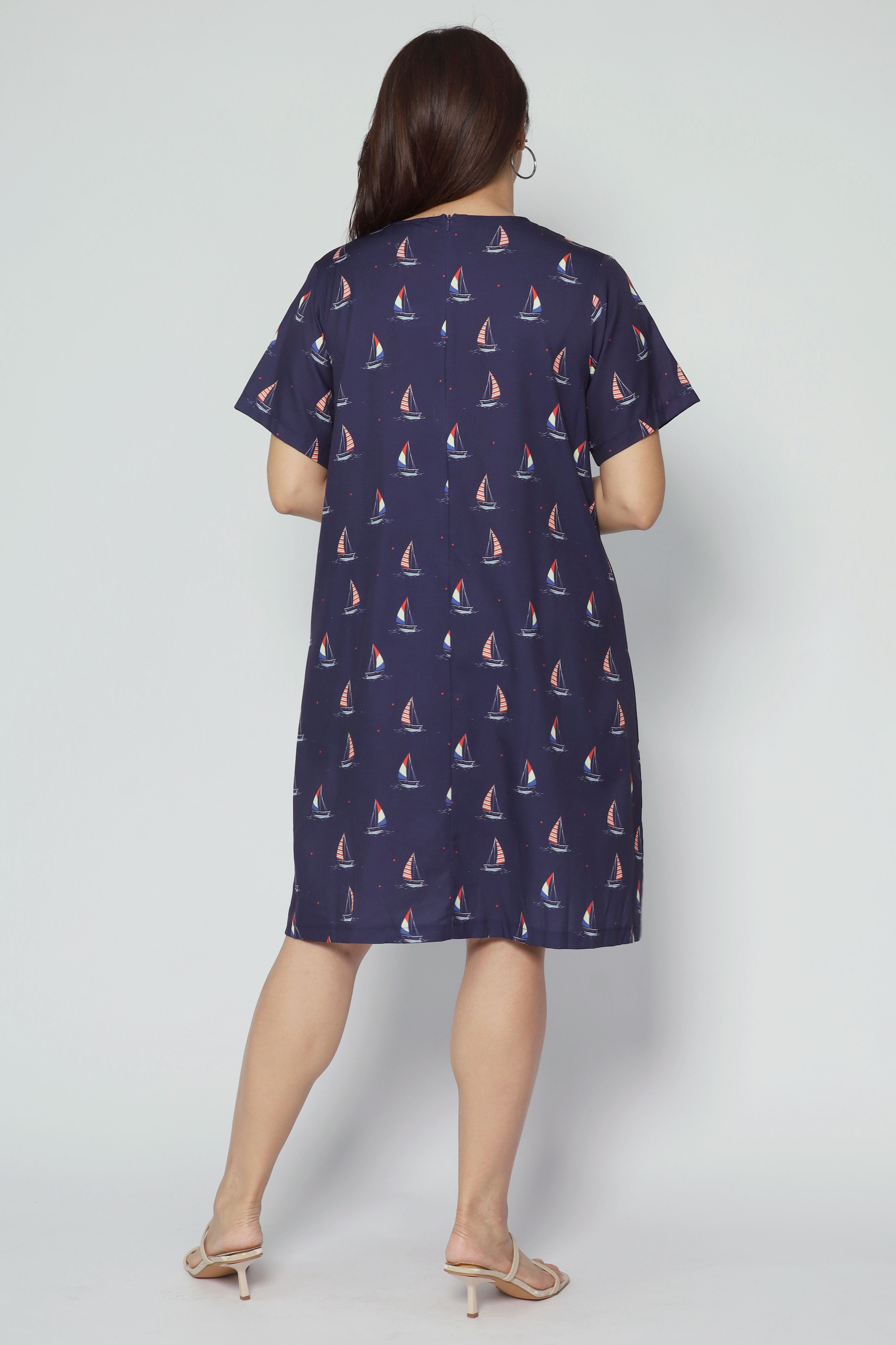 Kiri Dress in Sailboat