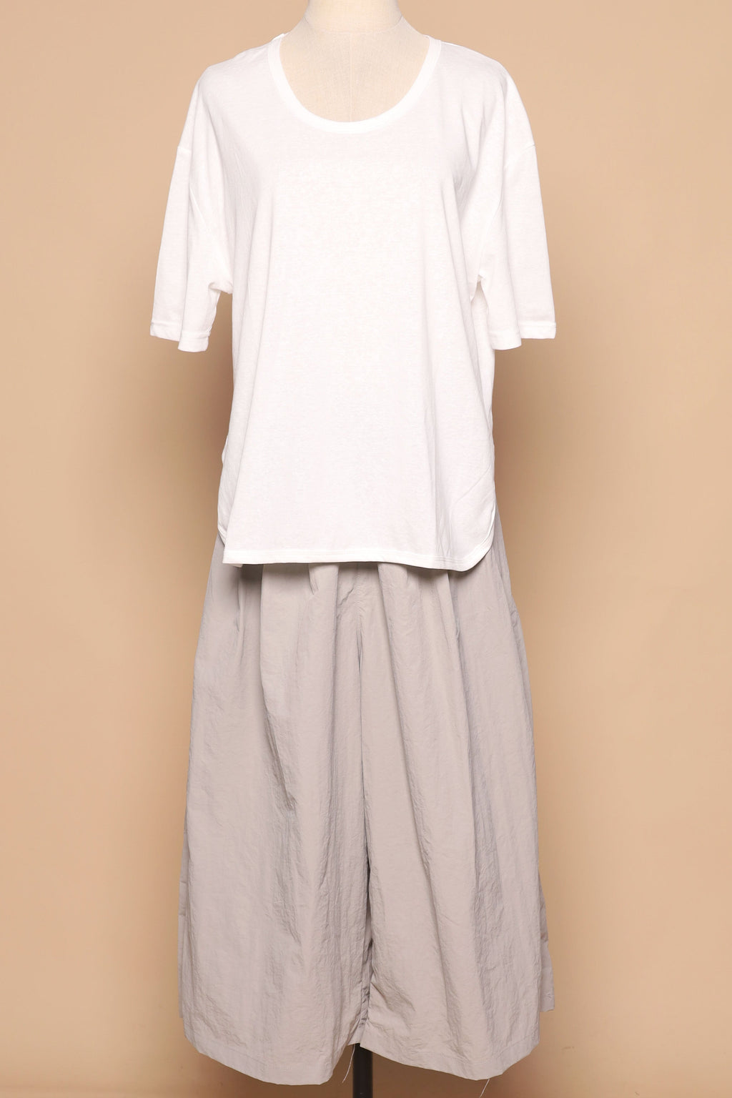 PO - Laia 3 in 1 Vest Top and Pants Set in Grey White