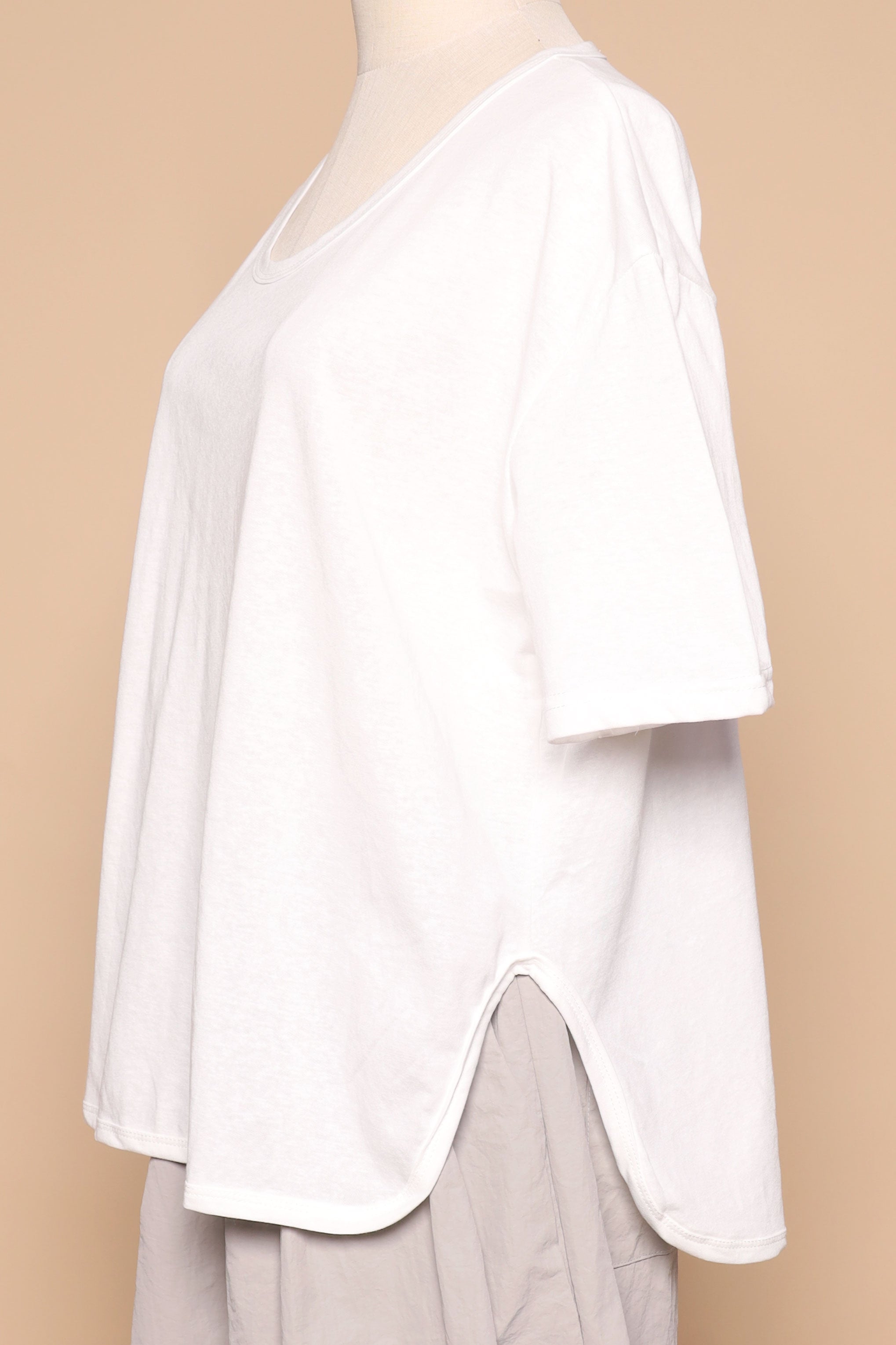 PO - Laia 3 in 1 Vest Top and Pants Set in Grey White