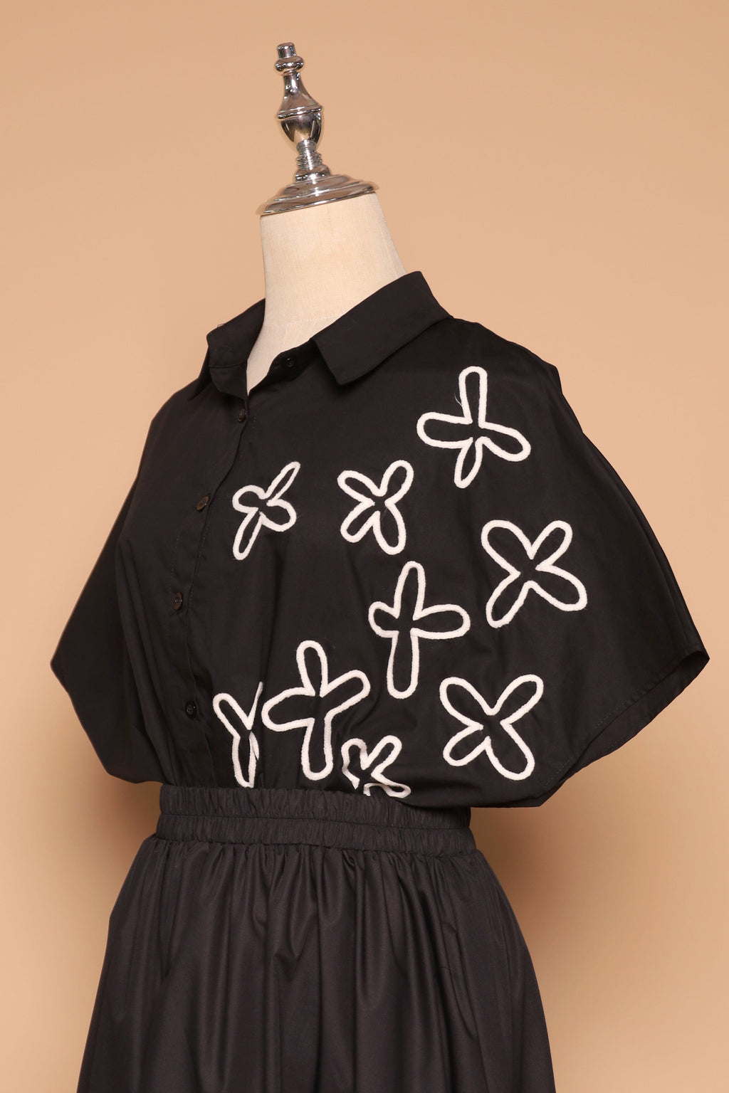 PO - Lawson Floral Shirt in Black