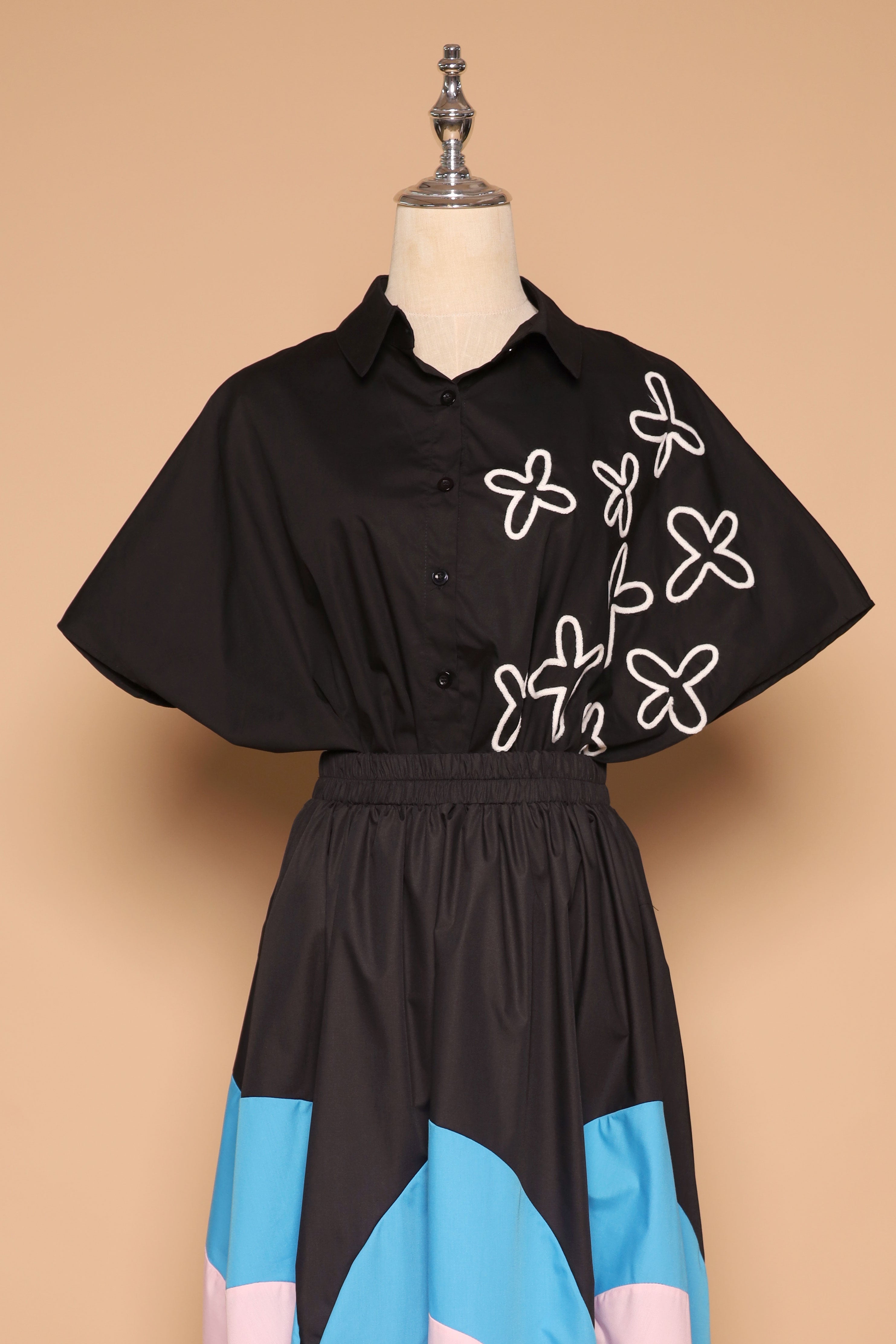 PO - Lawson Floral Shirt in Black